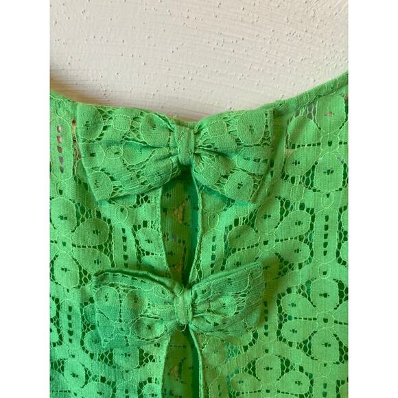 Lilly Pulitzer Green Lace Blouse - Picture 4 of 7